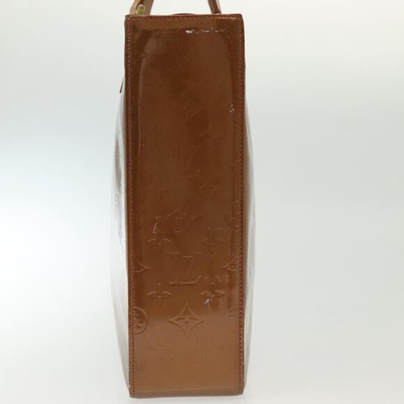 LOUIS VUITTON Monogram Vernis Columbus Tote Bag Bronze M91134 - Picture 4 of 13